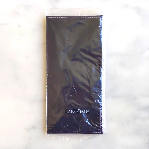 NWT.Lancome Multicolor Plaid/PVC w/Handle & Pencil/Brush Holder Cosmetic Bag Set - Picture 7 of 7